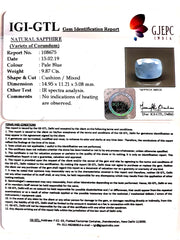 10.97 Ratti Natural Blue Sapphire With Govt Lab Certified-(4551)
